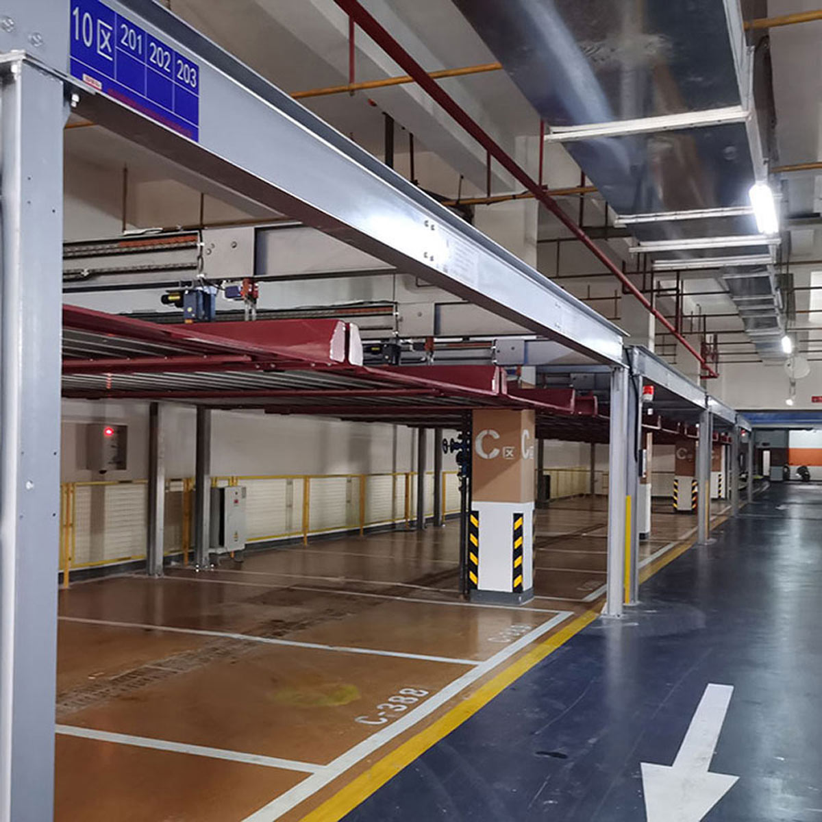 萬州升降橫移式機械停車位拆除